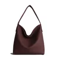 Bolso tote retro burdeos de gran tamaño con cuero de primera calidad y correa suave al hombro - 43*12*38 / Burdeos
