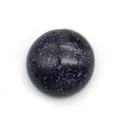 Cabochon in pietra arenaria blu scuro con effetto glitter per gioielli fai-da-te - Pietra di Sabbia Blu
