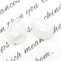 Γυαλισμένα φεγγαρόπετρα cabochons σε σχήμα δάκρυ για την κατασκευή κοσμημάτων DIY - Λευκός κρύσταλλος