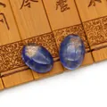 Gepolijste ovale blauwe kyaniet natuursteen cabochons voor DIY sieraden ringen - Blauwe Watermeloensteen