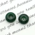 Donkergroene natuursteen kralen voor het maken van DIY sieraden en handgemaakte armbanden - Maleisische Jade