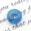 Blauwe natuurstenen kraal met groot gat voor DIY sieraden maken en armbanden knutselen - Blauw