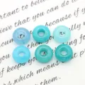 Blauwe gradiënt natuursteen kralen voor DIY sieraden maken en kettingen - Meerblauw