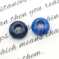 Lapis lazuli en blauwe marmeren natuursteen kralen voor doe-het-zelf sieraden - Lapis lazuli