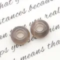 Donkergrijze doorschijnende natuursteen kraal voor DIY sieraden en armbanden maken - Grijze Agaat