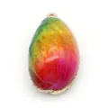 Ciondolo a conchiglia sfumata colorata con placcatura in oro per gioielli e orecchini DIY - Stile 46 (Sfumatura Radiosa)
