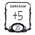 Cartoon RPG Schild Emaille-Anstecknadel mit Sarkasmus +5 Motiv für Rucksäcke - Dungeons & Dragons