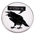 Broche de cuervo Nevermore Edgar Allan Poe en aleación de metal vintage para ropa decor - Estilo Nevermore Edgar Allan Poe