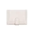 Portafoglio donna color panna con rilievo di orsetto e scomparti per carte - Bianco Sporco