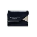 Portafoglio donna in pelle PU nera con glitter dorati e stampa Forever Sunshine - Nero