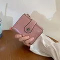 Portafoglio vintage rosa da donna con cuori traforati e chiusura a girasole - Rosa