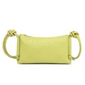 Sac à bandoulière tressé vert tilleul rétro avec nœuds stylés et fermeture dorée chic - 25*14*8 / Vert clair