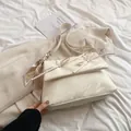 Creamy white bow tote bag in glossy patent leather with heart print silk scarf - Swan White