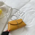 Fashionable ginger yellow jelly bag with rhinestone circular handle and chain strap - Large / Yellow