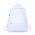 Minimalistischer weißer Rucksack mit großem Fassungsvermögen und mehreren Taschen - Weiß
