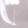 3D gazing ball spiral stabilizer suncatcher with heart crystal prism rainbow maker decoration - Gold Rotating AB Color Heart Style / Gold Spiral AB Color Heart Pendant