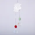 Rainbow crystal suncatcher with metal butterfly and colorful K9 octagonal beads ornament - Bell & Star Style (款式一)