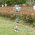Attrape-soleil commémoratif pour animaux avec patte en argent et pendentif en cristal - Patte + Pendentif Goutte d'eau (Sac)