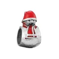 Christmas snowman charm with red enamel hat for holiday themed charm bracelets - Normal Specification / Simple Red and White Snowman (16) / Silver