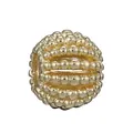 Golden spherical bead charm with textured bead surface for DIY bracelet jewelry - Normal Specification / Gold Granular Spherical Bead (41)