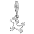 Colgante de constelación de plata con circonitas para pulseras y collares DIY - Colgante de Constelación de Estrellas Plateado (018)