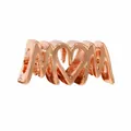 Rose gold MOM heart charm bead for bracelet with a polished metallic finish - Normal Specification / MOM Heart Letter (25)