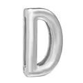 Silberne Legierung Buchstabe D Schiebeperle für 10mm DIY Armband und Schmuck - Buchstabe D