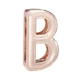 Roségold 10mm Legierung Buchstabe B Schiebeperle für DIY Armbänder und Ketten - Buchstabe B