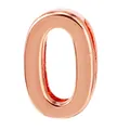 Roségoldfarbenes Buchstaben O Schiebeperle für 10mm DIY Schmuckarmbänder Zubehör - Buchstabe O