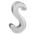 Polierte silberne Legierung Buchstabe S Charm-Perle für 10mm DIY Armbänder und Zubehör - S