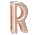 10mm Roségold Buchstabe R Charm-Anhänger aus Legierung für DIY-Armbänder Schmuck - Buchstabe R