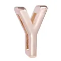 Diy 10mm Roségold Legierung Buchstabe Y Charm-Perle für individuelle Armbänder - Buchstabe Y