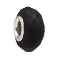 Gefacetteerde harskraal in matzwart met zilveren kern voor DIY sieraden maken - Normale Specificatie / Zwart Mat Gefacetteerd (008)