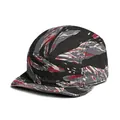 Cappellino 5-panel stile camping con motivo mimetico tiger rosso, nero e grigio - M(56-58cm) / Mimetico Bordeaux