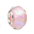 Irillerende roze harskraal met zilveren kern voor DIY-sieraden armbanden - Normale Specificatie / Roze Iridescent (042)