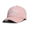 Gorra de béisbol de algodón rosa con bordado de Los Ángeles y visera ancha - M (56-58cm) / Rosa
