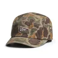 Casquette baseball camouflage rétro américain avec broderie UDMY et bord court - M (56-58cm) / Kaki