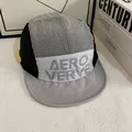 Berretto da baseball outdoor color-block ad asciugatura rapida con scritta AERO VERVE - M(56-58) / Grigio
