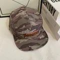 Gorra de cinco paneles de camuflaje con bordado de Tennessee y visera plana para exteriores - M (56-58cm) / Camuflaje Verde Militar