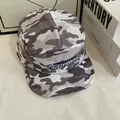 Gorra de cinco paneles de camuflaje gris en ripstop con bordado Tennessee al frente - M (56-58cm) / Camuflaje Gris