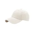 Gorra de béisbol clásica de algodón beige con estructura de seis paneles y estilo unisex - Ajustable / Piedra