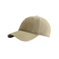 Gorra de béisbol clásica en algodón sarga color caqui con orificios de ventilación y diseño suave - Ajustable / Caqui