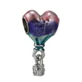 Charm a palloncino a cuore colorato con scritta Happy Birthday e ciondolo regalo - Stile Palloncino Buon Compleanno (13)