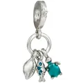 Charm oceano in argento con tartaruga, stella marina, conchiglia e pesce smaltato - taglia standard / Stile Pendente Creature Marine (29)