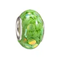 Groene harskraal met glinsterende lovertjes en zilveren kern voor DIY-armbanden - Smaragdgroene Ronde Pailletten (Z011)