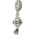 Ciondolo a cappello di laurea con anello a cuore e incisione Hard Work Pays Off per bracciali - taglia standard / Tocco di Laurea (41)
