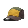 Detail der Five-Panel-Baseballcap mit Colorblock-Nylonstoff und schnelltrocknender Textur - M (56-58cm) / Kaffeebraun