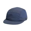 Detailed view of navy blue five-panel cap with ripstop nylon mesh and quality stitching - M (56-58cm) / Navy Blue
