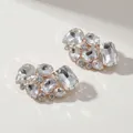Elegante Schuhclips mit Glas-Strasssteinen in Roségold für Hochzeits- und Party-Schuhe. - Einfache Strass-Schuhblume