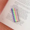 Colorful macaron metal bobby pins set in a transparent storage tray on a book - 4# Ice Cream Color Mix